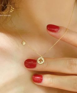Dây chuyên mạ vàng - Mây Ánh Kim 10 Dây chuyền Silvia