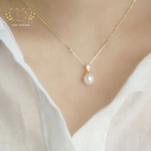 Dây chuyền ngọc trai - Mây Ánh Kim 2 Dây chuyền Rosalia