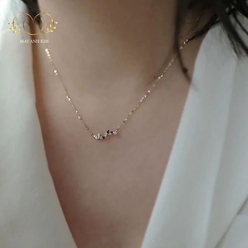 Dây chuyên mạ vàng - Mây Ánh Kim 4 Dây chuyền Kaia