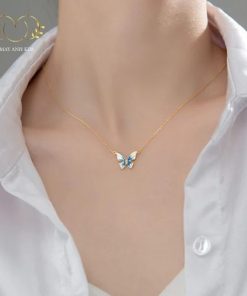Dây chuyên mạ vàng - Mây Ánh Kim 8 Dây chuyền Jesica