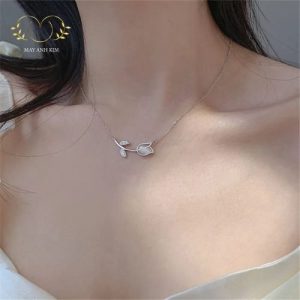 Dây chuyền bạc nữ sợi nhỏ dễ phối đồ