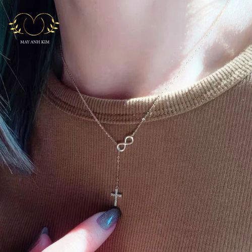 Dây chuyên mạ vàng - Mây Ánh Kim 2 Dây chuyền Maika