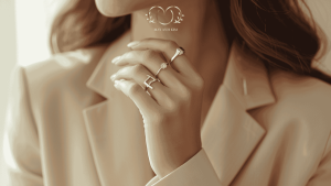 nhẫn bạc nữ nhỏ xinh dễ phối nhiều phong cách thời trang