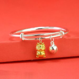 lắc chân vàng tây cho bé 