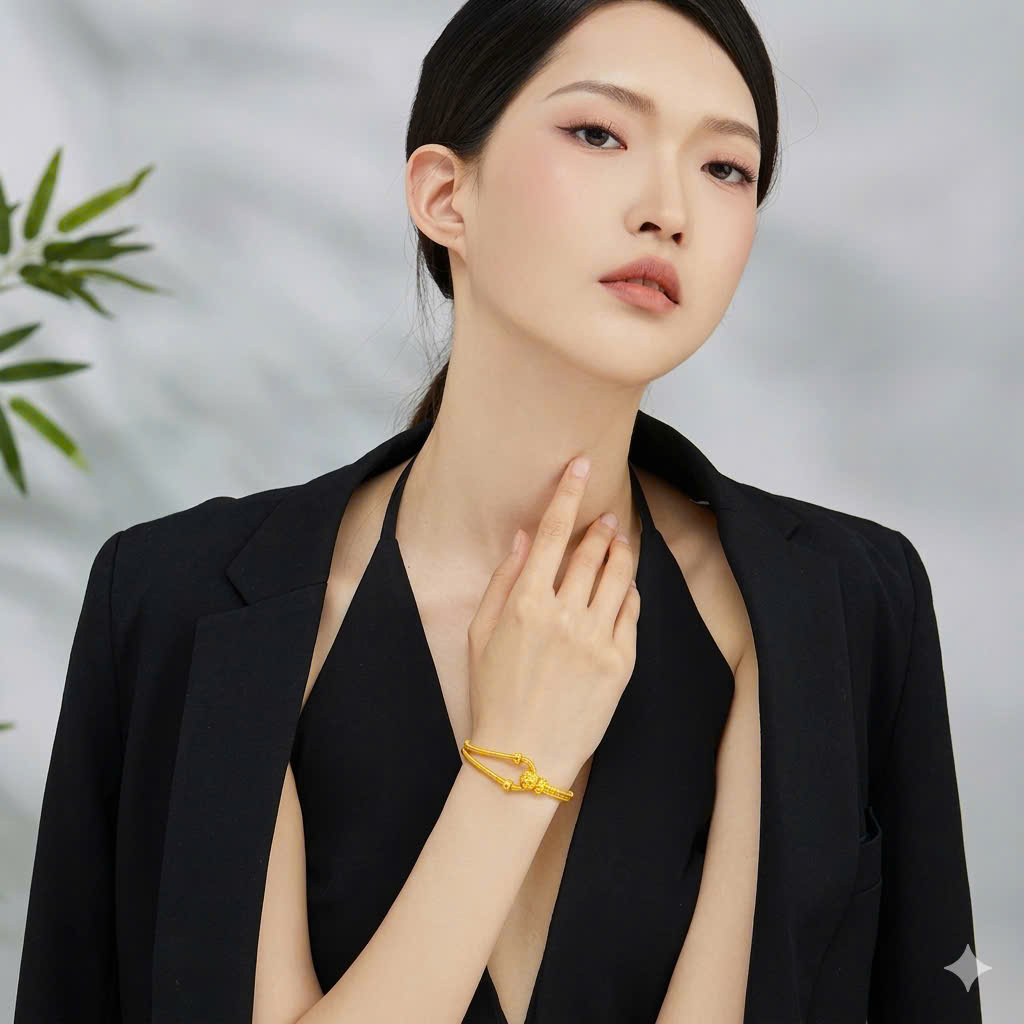 Lắc Tay Vàng Nữ Mạ Vàng Cao Cấp – Tinh Tế Trong Từng Đường Nét 2026 1 lắc tay nữ mạ vàng cao cấp